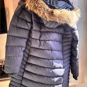 Women’s Rab down Puffer Jacket with Faux Fur Trim
